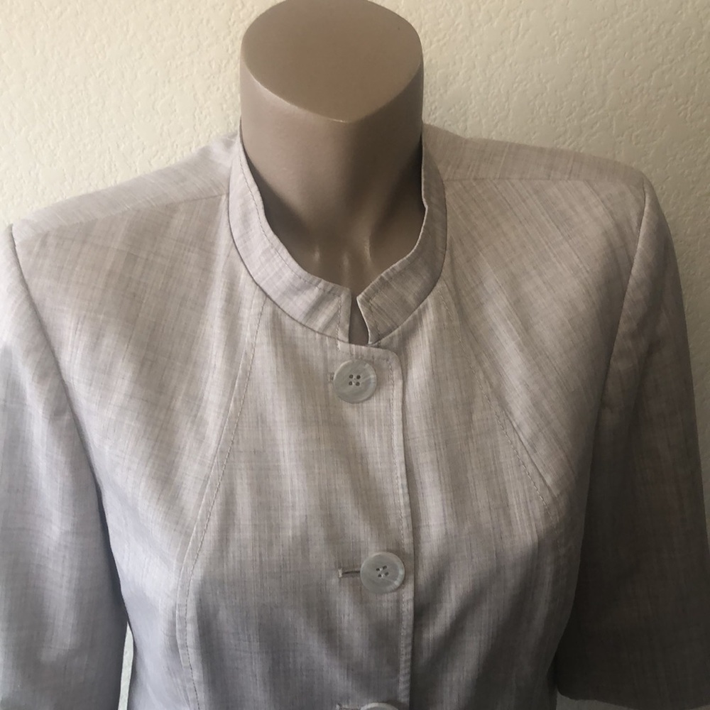 Pendleton Beige Jacket Blazer Lined Wool Blend, 14 - image 2